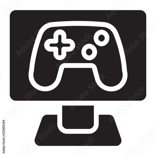 gaming glyph icon