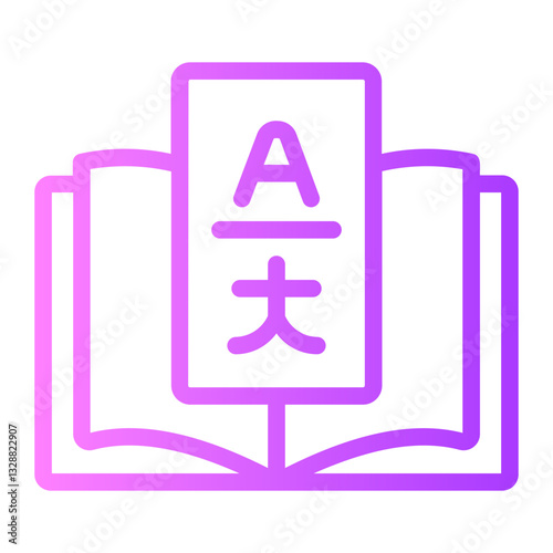 languages gradient icon