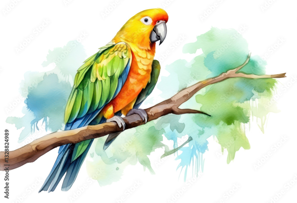 Obraz premium PNG Parrot animal bird creativity.