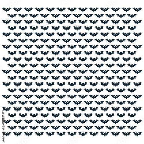 a pattern of bats on a white background