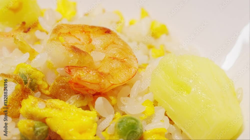 Special Chinese food pineapple fried rice Special Chinese food pineapple fried rice