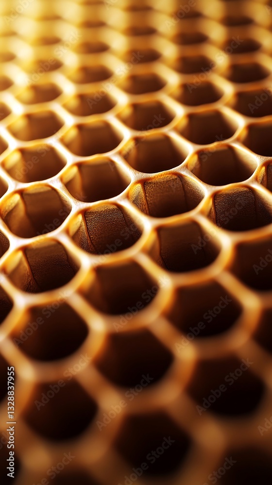 Honeycomb structure displays intricate natural design Honeycomb structure displays intricate natural design