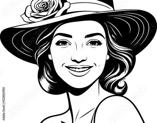 girl with hat