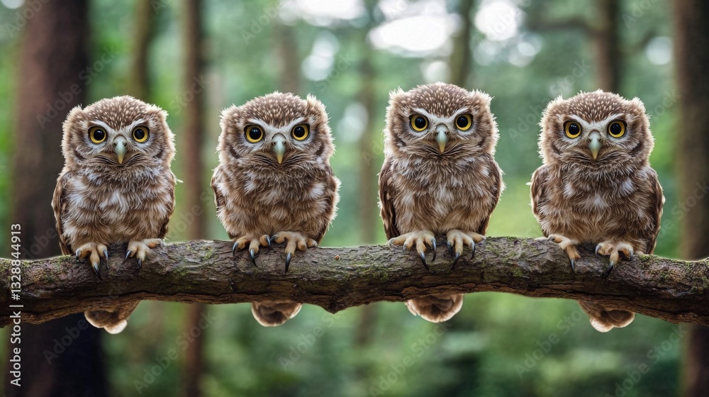 owl perched on a branch owl perched on a branch