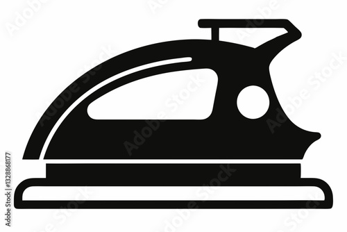 iron line art silhouette vector illustration