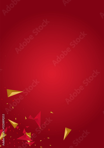 Luxury Pyramid Technology Vector Pink Background.