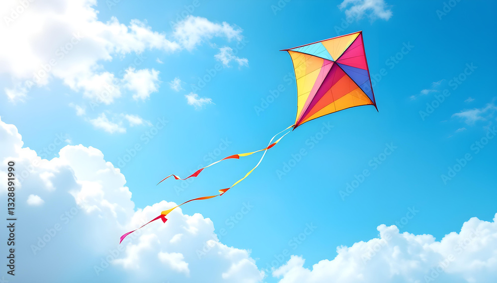 colorful kite in the sky colorful kite in the sky