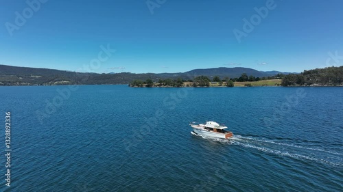 Petcheys_Bay_Tasmania-4K-50p_Drone_Lift_Over_Boat