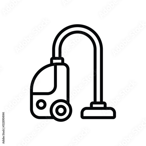 vacuum cleaner icon vector design template simple and clean