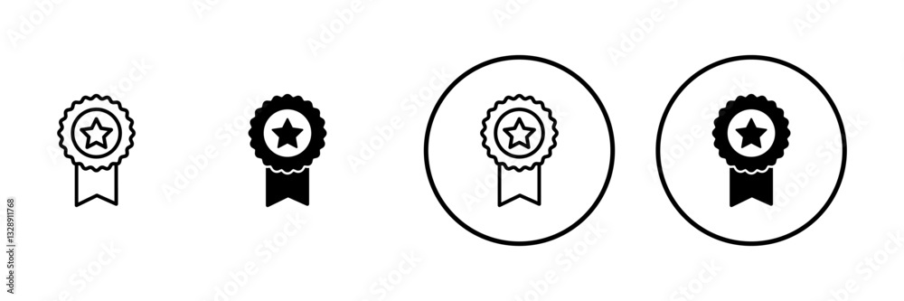 Badge icon vector. Awards icon vector. Achieve sign and symbols. Stamp Badge icon vector. Awards icon vector. Achieve sign and symbols. Stamp