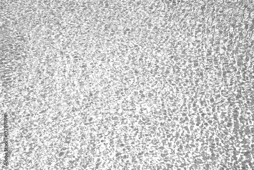 Obraz na płótnie Real water ripples texture, summer swimming pool water pattern overlay, isolated on white or transparent background png cut out w salonie