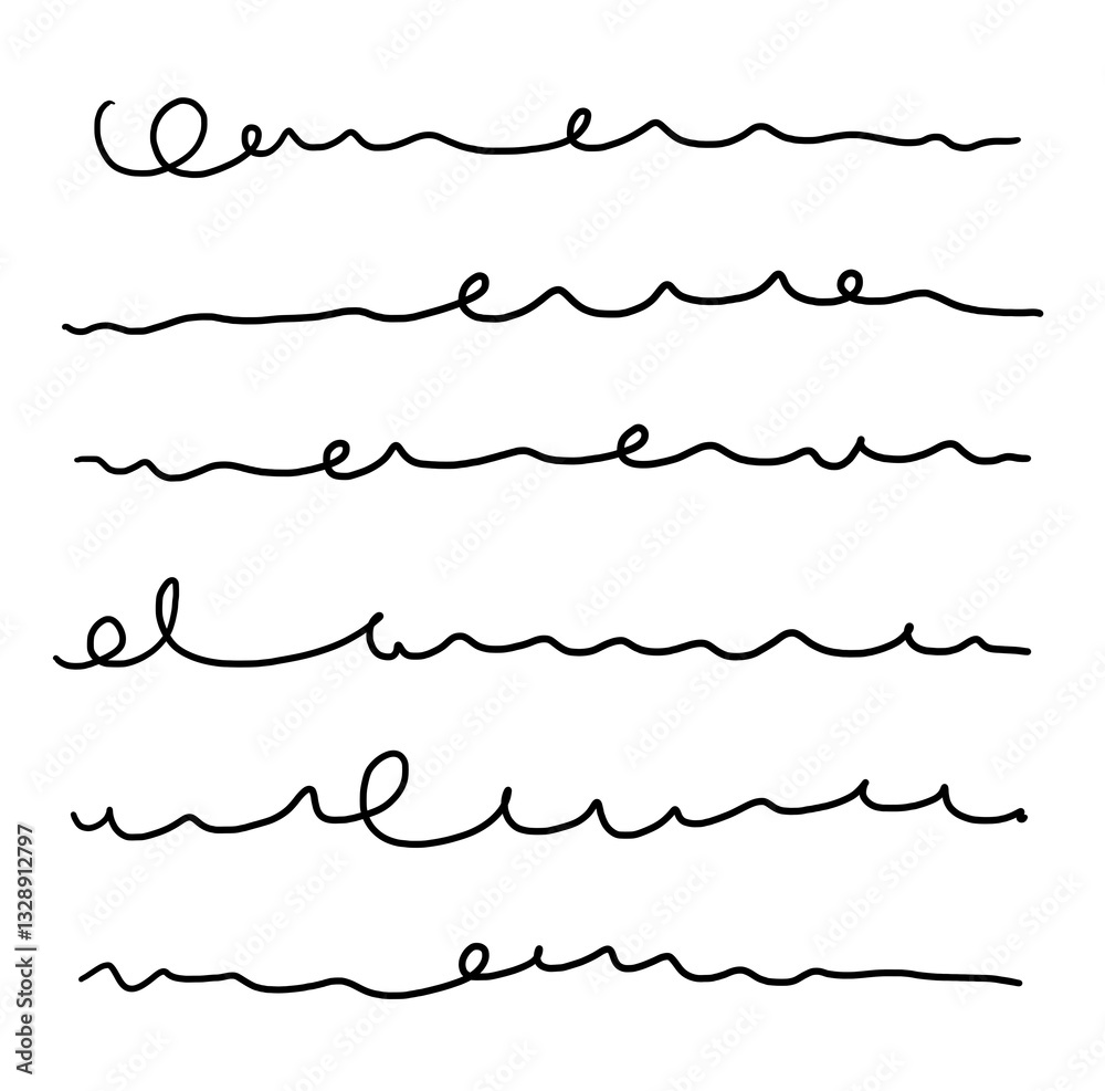 Obraz premium spring line drawing