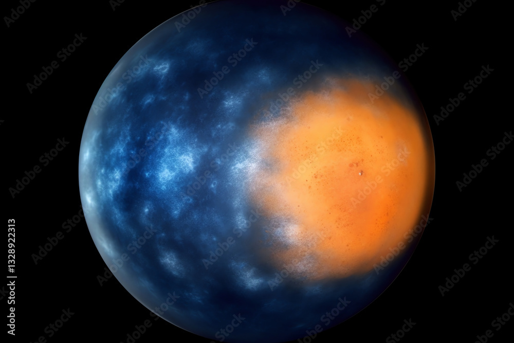 Fototapeta premium Vibrant Interstellar Scene