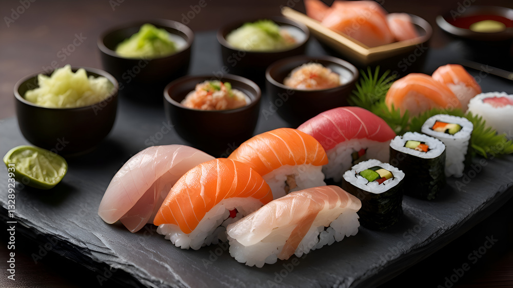 Traditional Japanese Sushi Traditional Japanese Sushi