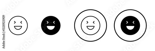 Smile icon vector. smile emoticon icon. feedback sign and symbol