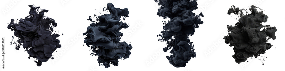 Captivating abstract composition of swirling ethereal smoke clouds in shades of black and white creating a dynamic and mysterious visual texture Captivating abstract composition of swirling ethereal smoke clouds in shades of black and white creating a dynamic and mysterious visual texture