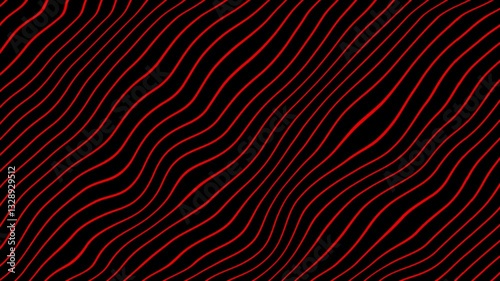 simple wave lines with a black background moving slowly and irregularly to form an abstract, ideal for use as background and wallpaper