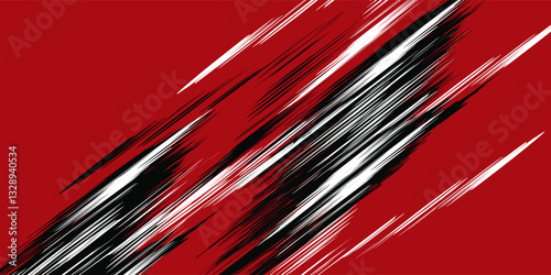 Black red grunge texture vector background. Old wall. Textured template for design. Embossed painted stucco wall