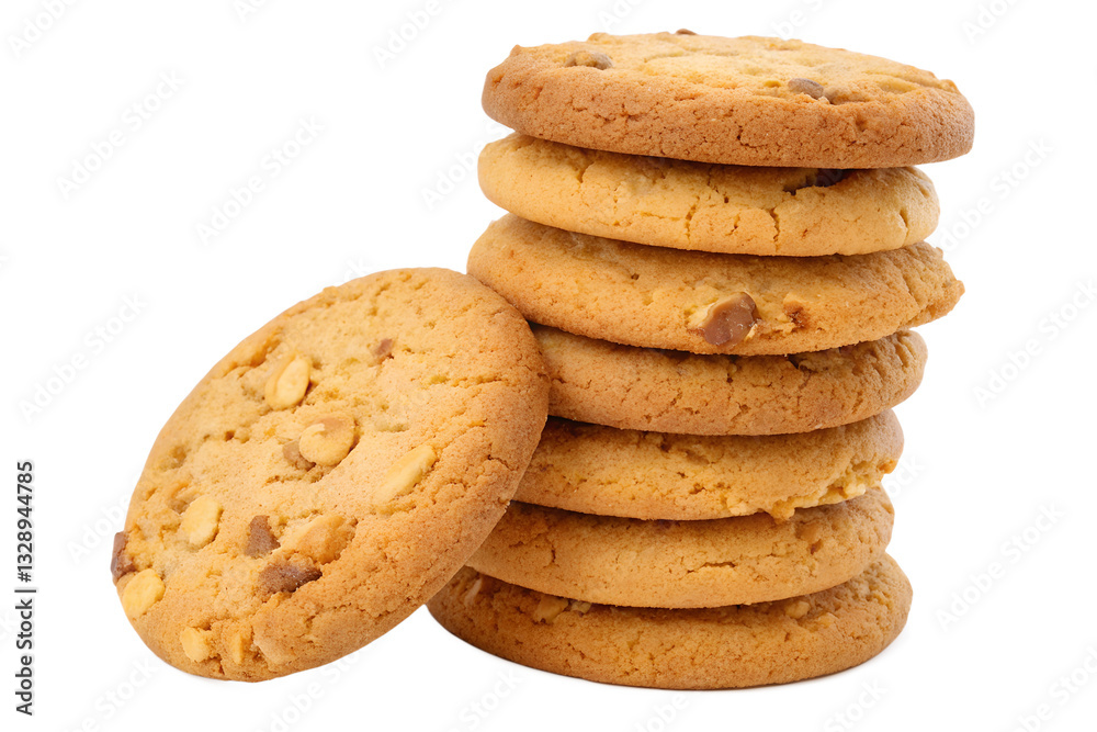 stack of cookies isolated on transparent background stack of cookies isolated on transparent background