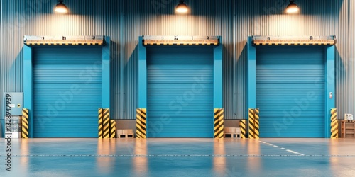 Storage Units in a Large Facility Banner