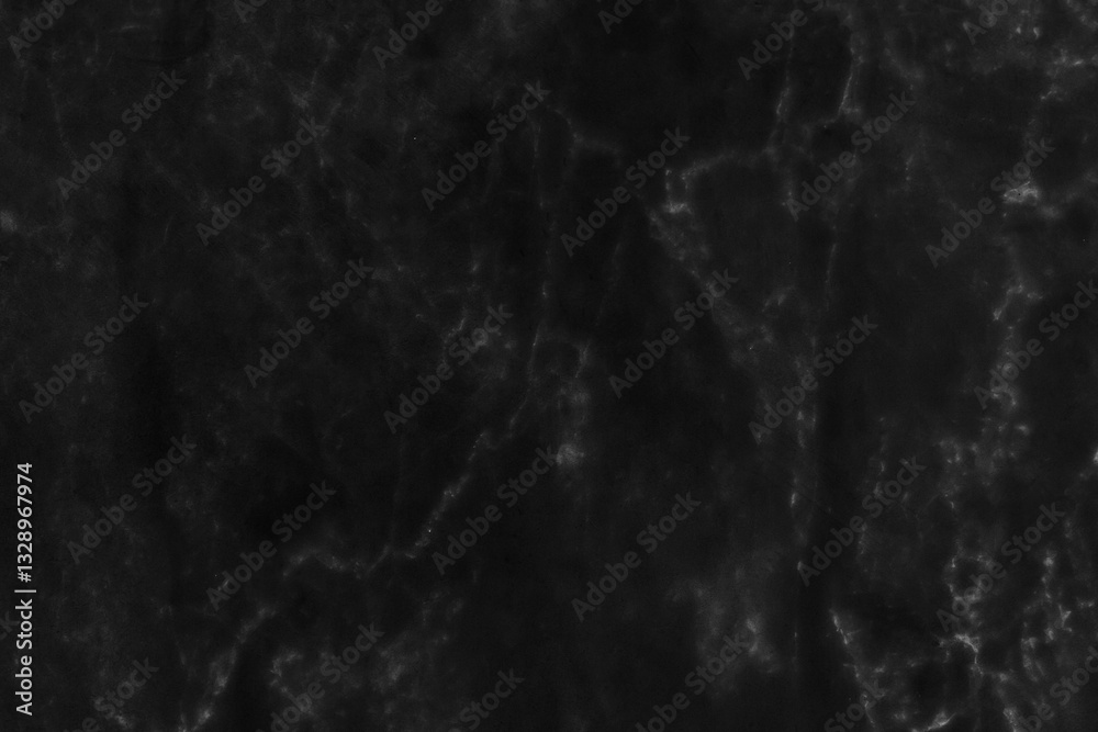 Black marble background and texture, horizontal shape