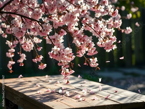 cherry blossom in a garden