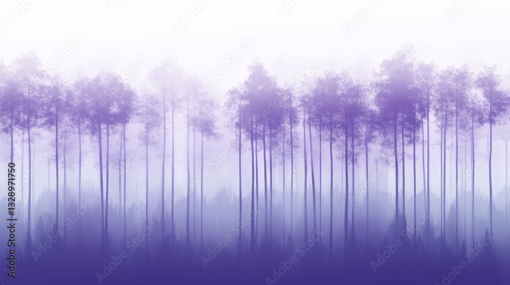 A misty purple forest gradient background. Featuring soft purples, cool blues, and deep greens A misty purple forest gradient background. Featuring soft purples, cool blues, and deep greens