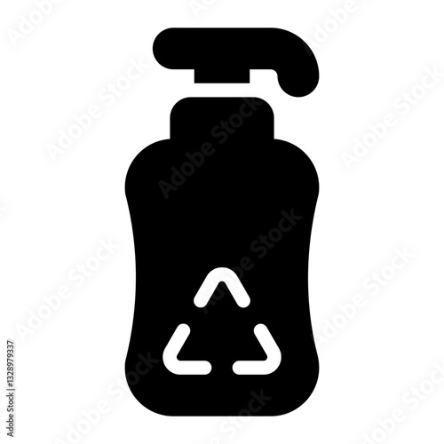 shampoo glyph icon