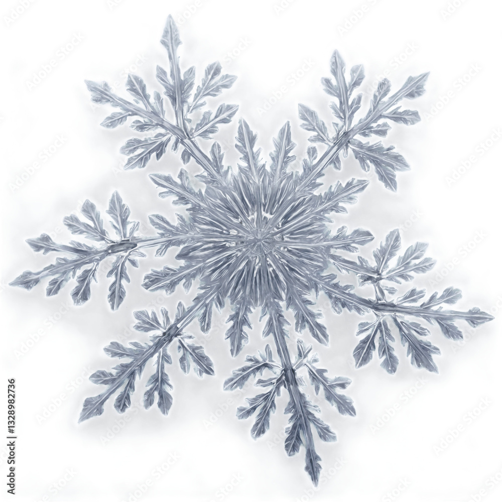 Snowflake uniting earth and sky Snowflake uniting earth and sky