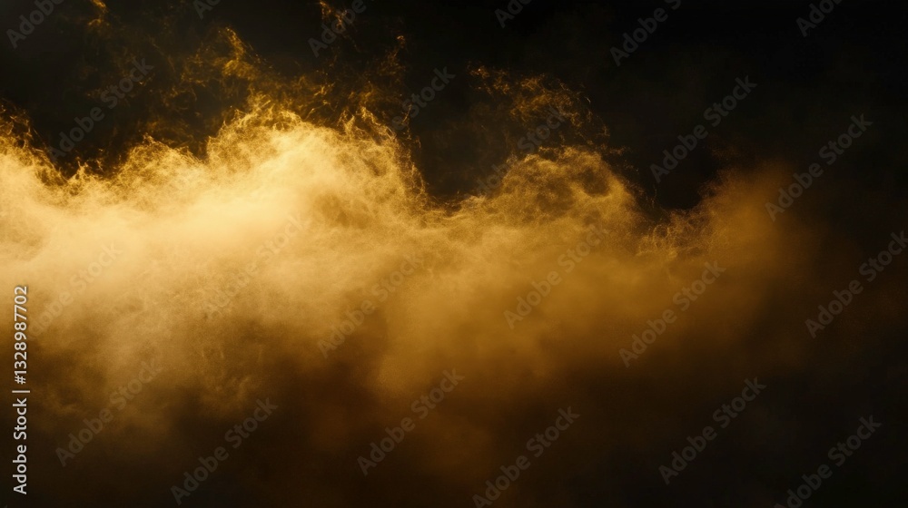 Fototapeta premium orange glowing clouds