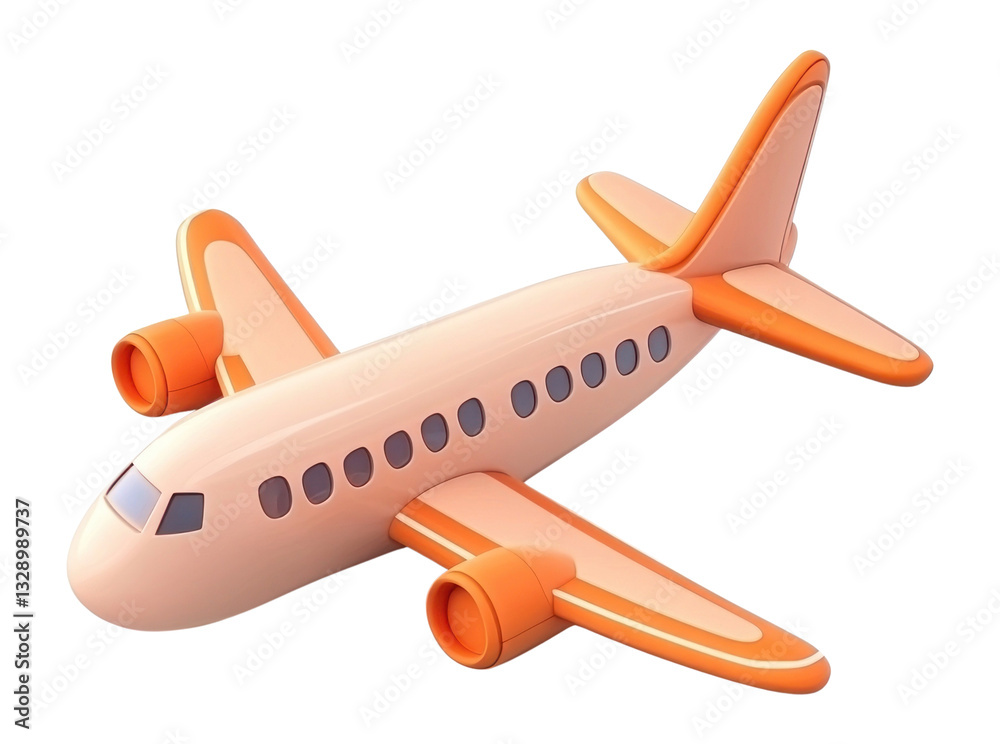 Fototapeta premium PNG Airplane animation aircraft design.