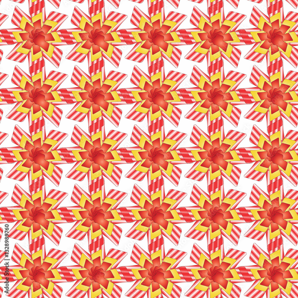abstract seamless floral geometric pattern mandala background wallpaper