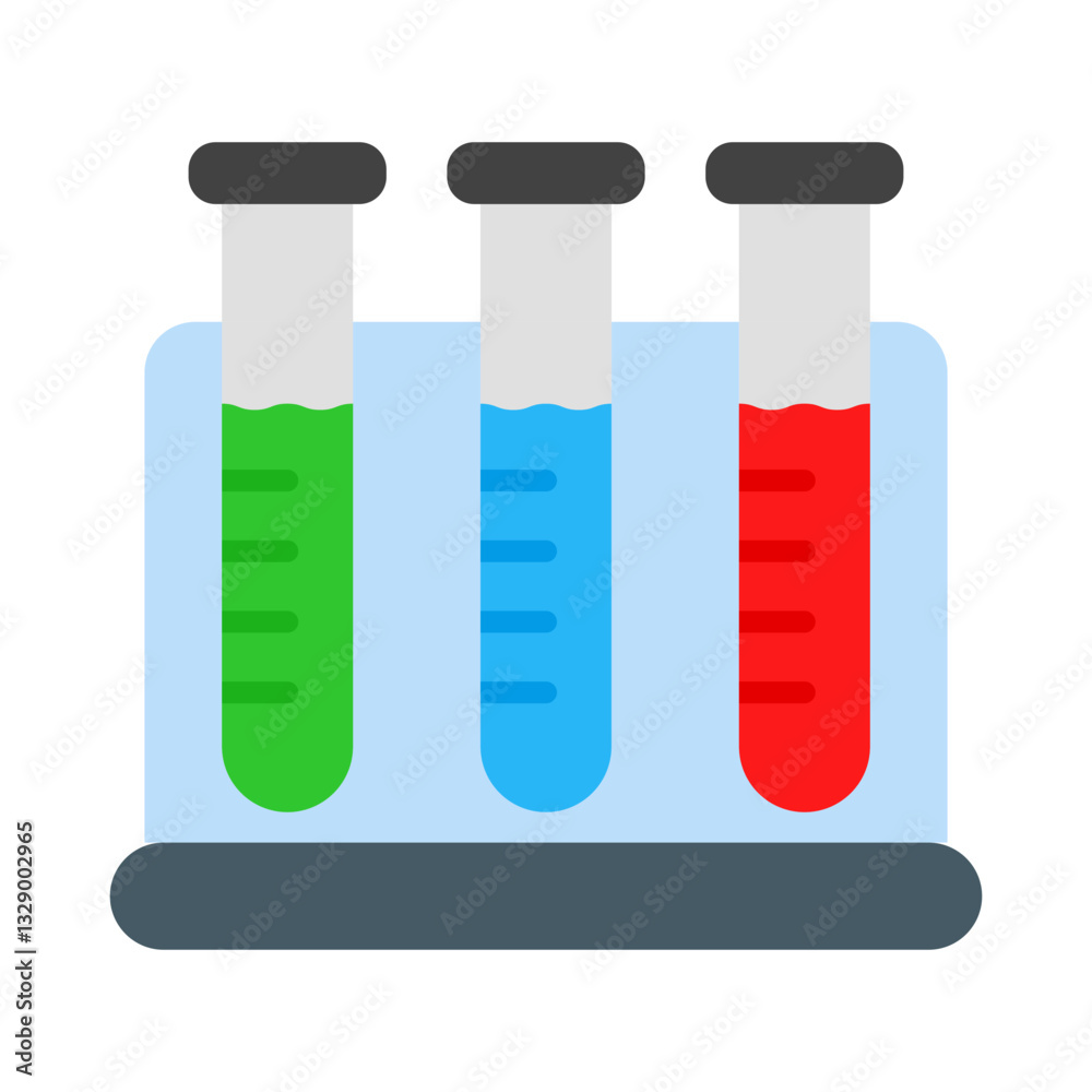 Test Tube flat icon Test Tube flat icon