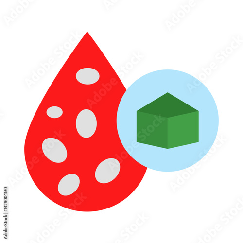Diabetes Test Kit flat icon