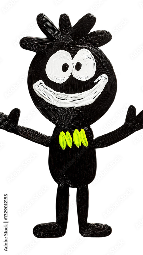 Naklejka premium funny cartoon zombie