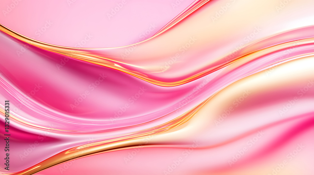 Obraz premium Flowing Color Technology Background