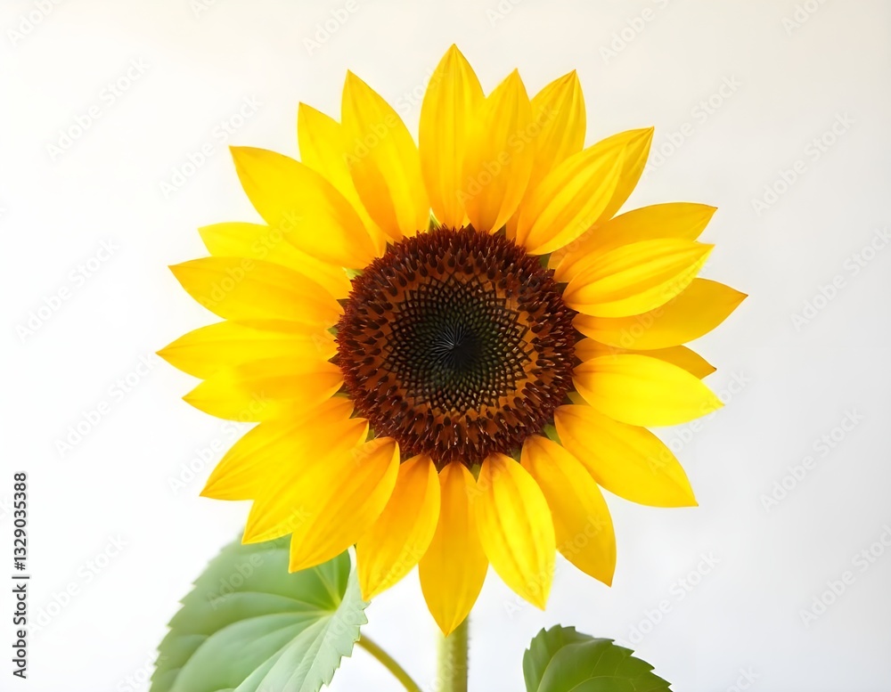 Obraz premium sunflower isolated on white