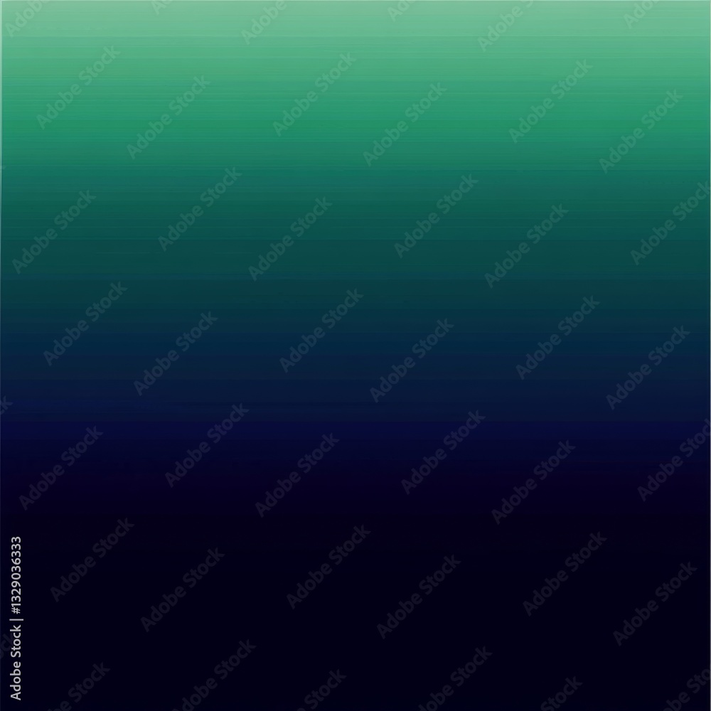 Obraz premium A rich gradient of emerald green and navy blue. Featuring emerald green blending into deep navy. Emphasizing depth and tranquility. Ideal for serene, elegant visuals