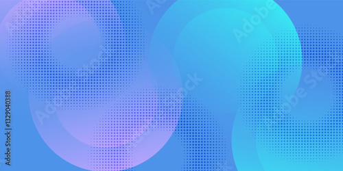 Wallpaper Mural abstract background. modern. minimalist. blue and pink gradient. circle effect. memphis. Torontodigital.ca