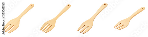 Wooden Serving Fork, Cut Out Set