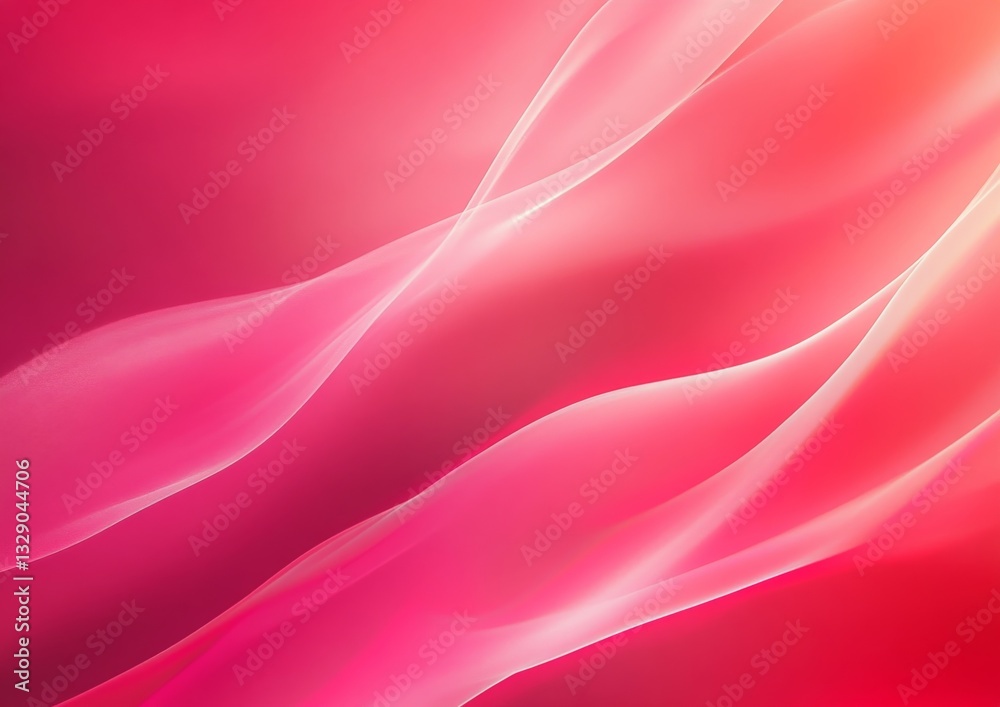 Obraz premium A rich red to soft pink gradient background. Featuring vibrant reds, gentle pinks, and soft whites. Emphasizing warmth and passion. Ideal for love or romantic visuals