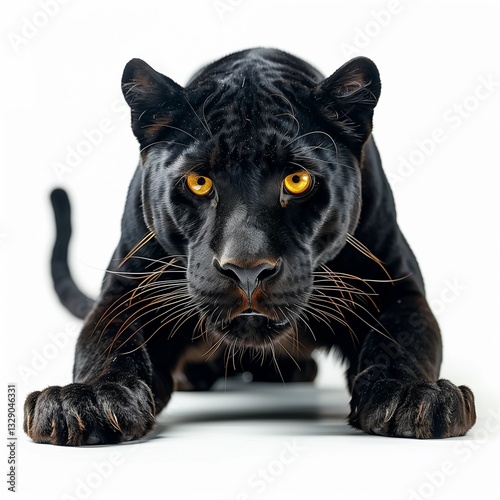 Majestic Black Panther Portrait