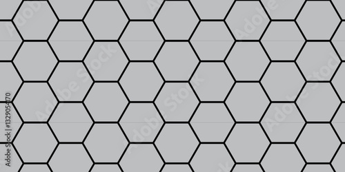 High-Tech colorful Honeycomb Structure for Digital Art. Clean White Hexagon Background for Web Design. Vector. Hexagon. 