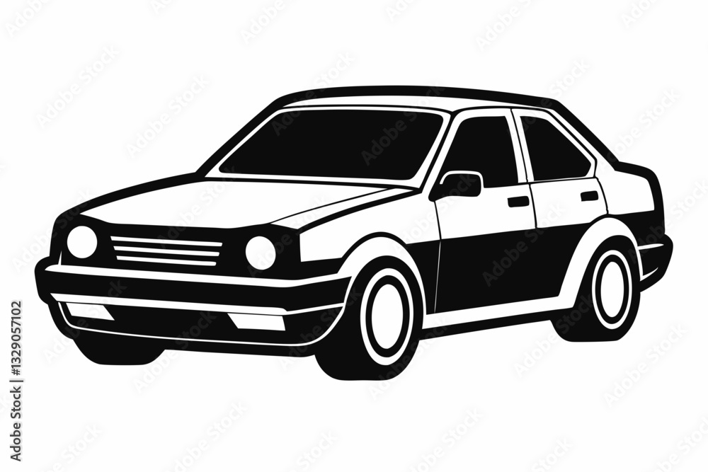 car line art silhouette vector illustration car line art silhouette vector illustration