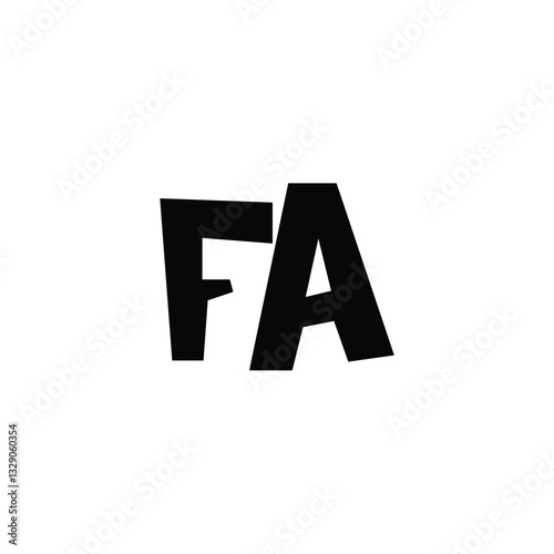 FA monogram logo design letter text name symbol monochrome logotype alphabet character simple logo Free Download FA monogram logo design letter text name symbol monochrome logotype alphabet character simple logo - GFXLoad