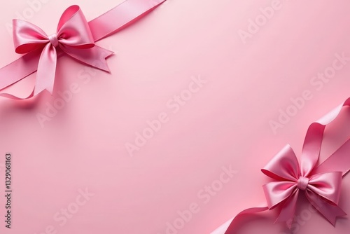 Subtle ribbon details on a soft pink wallpaper background , texture, soft, background