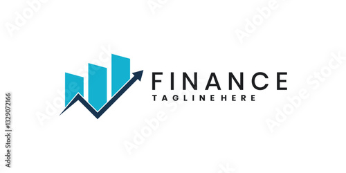 Finance logo design, icon logo for business