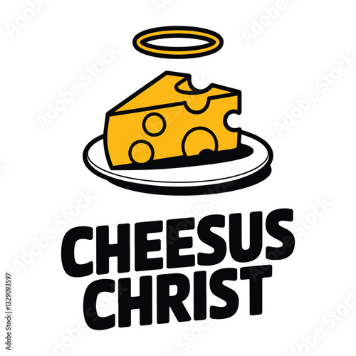 Cheesus Christ T Shirt Design