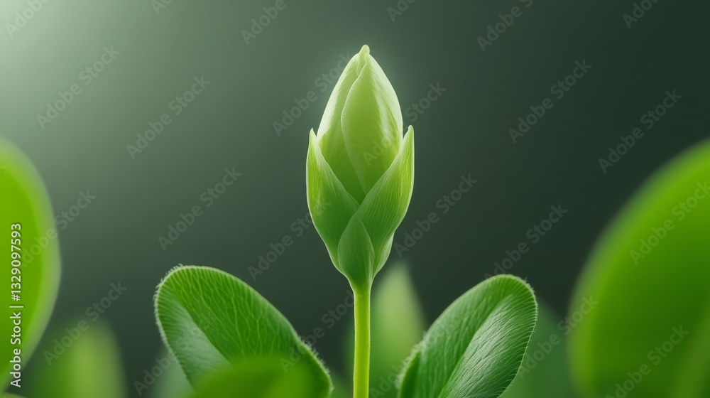 Obraz premium Closeup of vibrant green leaves detailed look at nature textures and colors