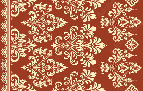 Ethnic Motifs Ikat floral paisley embroidery floral. ikat Saree Sarong oriental pattern traditional.Ikat embroidery style abstract embroidery design for texture,fabric,clothing,wrapping,decoration